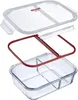 Westmark Glas-Frischhaltedose 980 ml, mit 2 separaten Anteprima dell’immagine prodotto 5