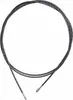 A black cable with silver fittings is laid out in a circular shape against a white background. Produktbild-Vorschau
