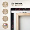 MuchoWow® - Leinwandbilder - Frau - Blumen - Henna - Produktbild-Vorschau 3