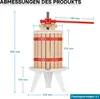 Wiltec 6L Obstpresse aus Buchenholz inkl. Presstuch, Produktbild-Vorschau 7
