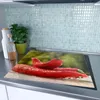 Spritzschutz Herdabdeckplatte Schneidebrett aus Glas Produktbild-Vorschau 2