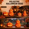 2er-Set Halloween Keramik Kürbis – LED beleuchtet, Produktbild-Vorschau 2