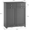 Maßangaben des SoBuy Wäscheschranks BZR33-II-DG: 90x75x38 cm Anteprima dell’immagine prodotto