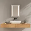 EMKE Badspiegel 45x60cm Badezimmerspiegel mit LED Produktbild-Vorschau 1