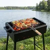 Grillrost 70 × 40 cm mit 2 cm Höhe und Holzgriff aus Produktbild-Vorschau 3