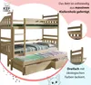 KEF Lena Etagenbett Kinder Etagenbett 3 Personen Holz Produktbild-Vorschau 2