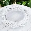 Weidenkranz Türkranz Deko Kranz Weiß 35 cm Kranzrohling aus Produktbild-Vorschau 3