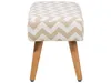 A modern stool with a zigzag pattern on a white background. Náhled obrázku produktu