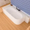 ECOLAM halb freistehende Badewanne 180x80 cm links Vigoo Produktbild-Vorschau 1