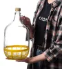 KADAX wijnbottel "Orto", glazen fles voor wijn, met gouden Productafbeelding-voorbeeld 6