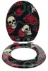 Sanfino® Premium WC Sitz "Rose Skull" hochwertiger Produktbild-Vorschau 3