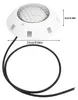 AC12V LED-Poolbeleuchtung, IP68, wasserdicht, Wandmontage, Produktbild-Vorschau 2