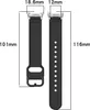 INF Cinturino in silicone per Xiaomi Band 8/9, confortevole Anteprima dell’immagine prodotto 3