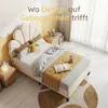 Detská postel INONEFT, 90x200 cm, s čelom v tvare kvetu, Náhľad obrázku produktu 7