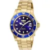 Invicta Pro Diver Herrenuhr Gold mit Blauem Zifferblatt Produktbild-Vorschau 1