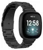 Pre Fitbit Versa 4 + 3 / Sense 1 + 2 Oceľový náhradný Náhľad obrázku produktu 9