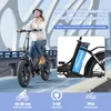 EVERCROSS TECH EK6 Faltbares Elektrofahrräder, 20" x 4,0 Produktbild-Vorschau 2