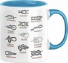 Seemannsknoten Tasse Geschenk Segeln und Motorboot Arten Produktbild-Vorschau 1