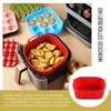 3er Set Silikonform Heißluftfritteusen Zubehör für Produktbild-Vorschau 8