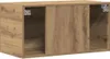 A wooden cabinet with a sliding door. Anteprima dell’immagine prodotto