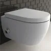 Alpenberger Hänge WC mit Bidet Funktion | Spülrandlose Produktbild-Vorschau 1