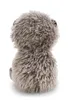 A stuffed hedgehog toy seen from the back, sitting on a white background. Produktbild-Vorschau