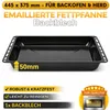 ICQN Backblech 445 x 375 x 50 mm, Extra Tiefe 5 cm, Passend Produktbild-Vorschau 1