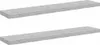 vidaXL Étagères suspendues 2 pcs. Gris béton 120x23,5x3,8 Voir les images du produit 9