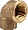 Rotguss-Lötfitting Übergangswinkel 90°, 28 mm x 1 Zoll IG - Produktbild-Vorschau 1