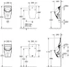 VILLEROY & BOCH O.NOVO Keramik Absaug Urinal Pissoir mit Produktbild-Vorschau 6