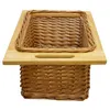 Wysuwany kosz z wikliny do kuchni, rattan, 400 mm; kosze Podgląd zdjęcia produktu 2