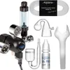 A collection of aquarium CO2 system components laid out on a white background. Podgląd zdjęcia produktu