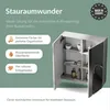 Planetmöbel Merkur Spiegelschrank Bad 60 cm breit Produktbild-Vorschau 4
