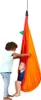 Two children are interacting with a hanging swing chair. Produktbild-Vorschau