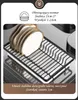 Ociekacz Na Naczynia Dwupoziomowy 39X53X23,5Cm Czarny Podgląd zdjęcia produktu 5