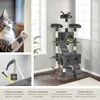 Arbre à chat MOGLI 170 cm - gris Voir les images du produit 5