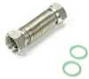 Edelstahl Wellrohr 3/4" 500-1000 mm flexibel ausziehbar mit Produktbild-Vorschau 1