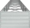 vidaXL Garten-Hochbeet, verzinkter Stahl, Silber, 480x80x45 Produktbild-Vorschau 5