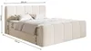Selsey Cloudy II - Boxspringbett 200x200 cm, mit Bettkästen Produktbild-Vorschau 5