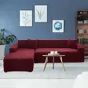 Sofabezug Ecksofa L Form Sofa Überwürfe Stretch Produktbild-Vorschau 4