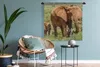 MuchoWow® Wandteppich Wandbehang Elefantenbaby mit seiner Produktbild-Vorschau 5