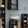 Badmöbel-Set Vicco Fynn Anthrazit/Goldkraft Eiche 4 Teile, Produktbild-Vorschau 5