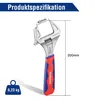WORKPRO 2 IN 1 klucz nastawny do rur i klucz płaski klucz Podgląd zdjęcia produktu 2