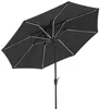 Schneider Sonnenschirm Blacklight 270/8 anthrazit 790-15 Produktbild-Vorschau 2