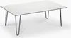janEven Couchtisch FlairLine Weiß Rechteckig Hairpin Beine Produktbild-Vorschau 1