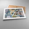 Gerahmtes Poster - Weißer Rahmen - Abstraktion modern - Produktbild-Vorschau 3
