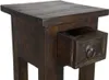 Tavolino in mogano con cassetto 67 x 25 cm - marrone - Anteprima dell’immagine prodotto 2