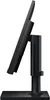 Side view of a black computer monitor on a stand. Produktbild-Vorschau