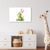 Leinwand Bilder 60x40 cm - Kinder Ballon - Elefant - Rosa, Produktbild-Vorschau 3
