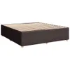 Boxspringbett mit Matratze Dunkelbraun 180x200 cm Stoff Produktbild-Vorschau 8